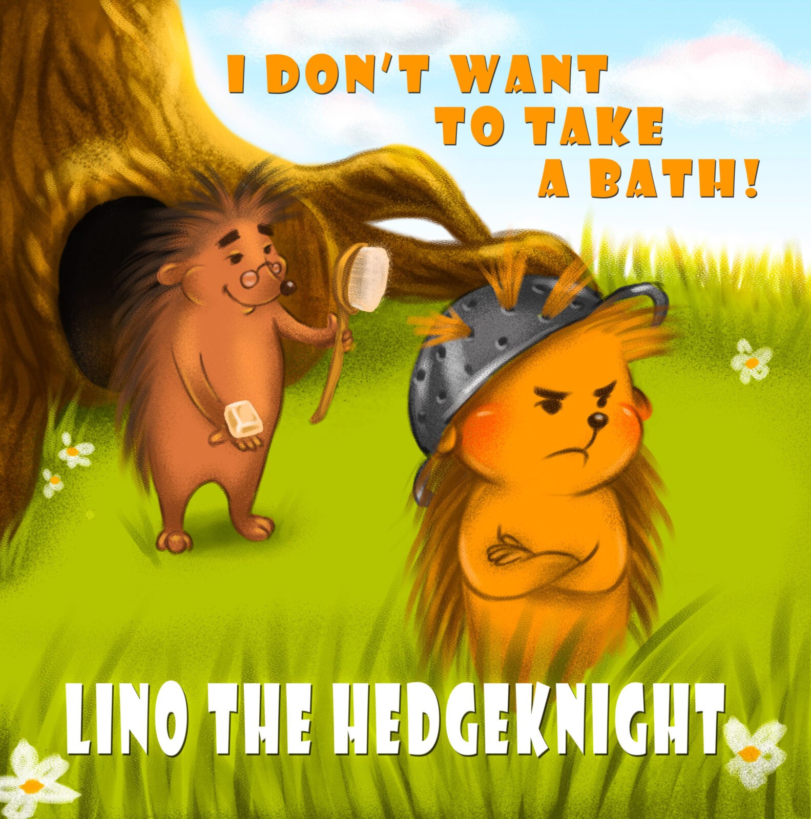 LINO THE HEDGEKNIGHT - I don’t want to take a bath!